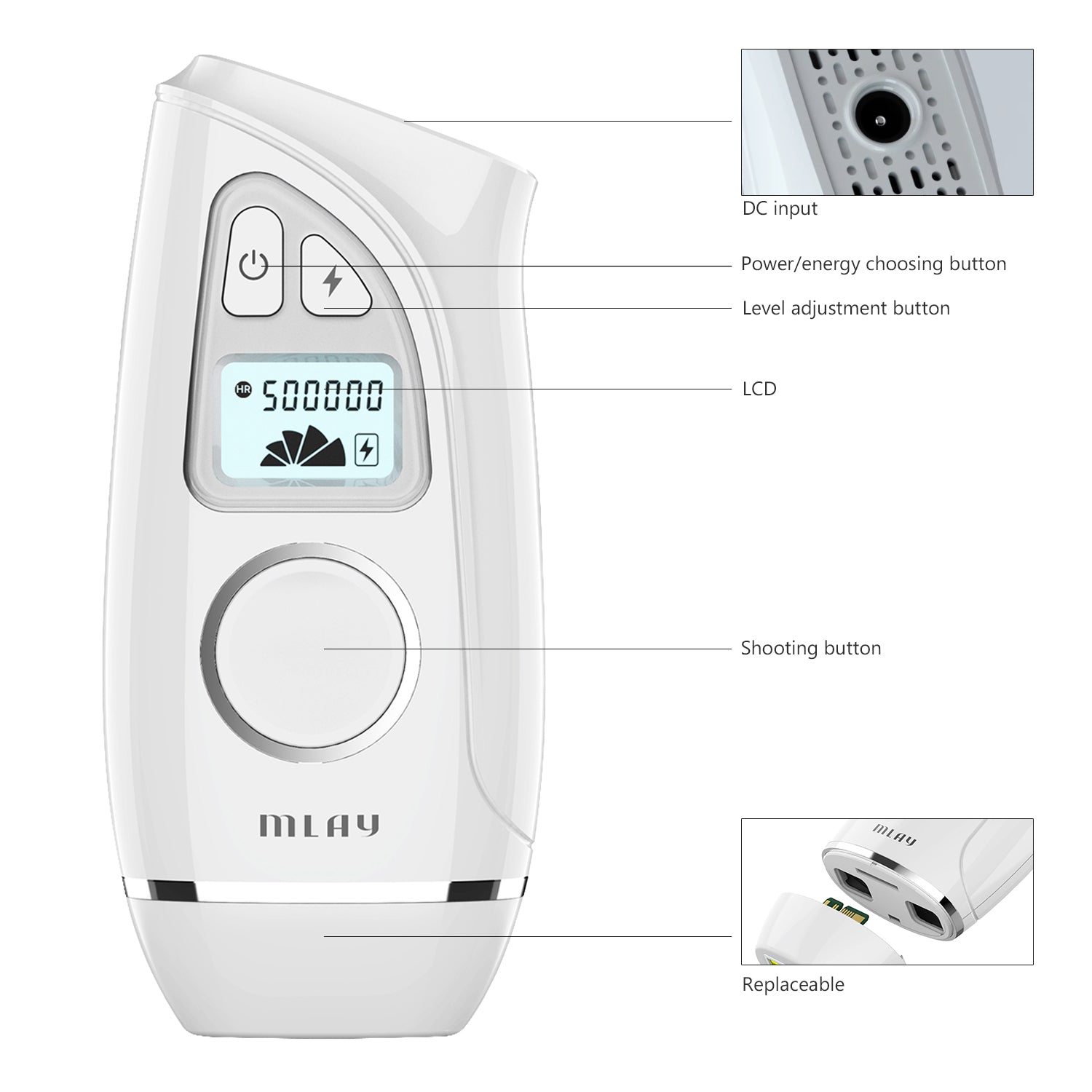 MLAY T7 IPL Hair Removal Device