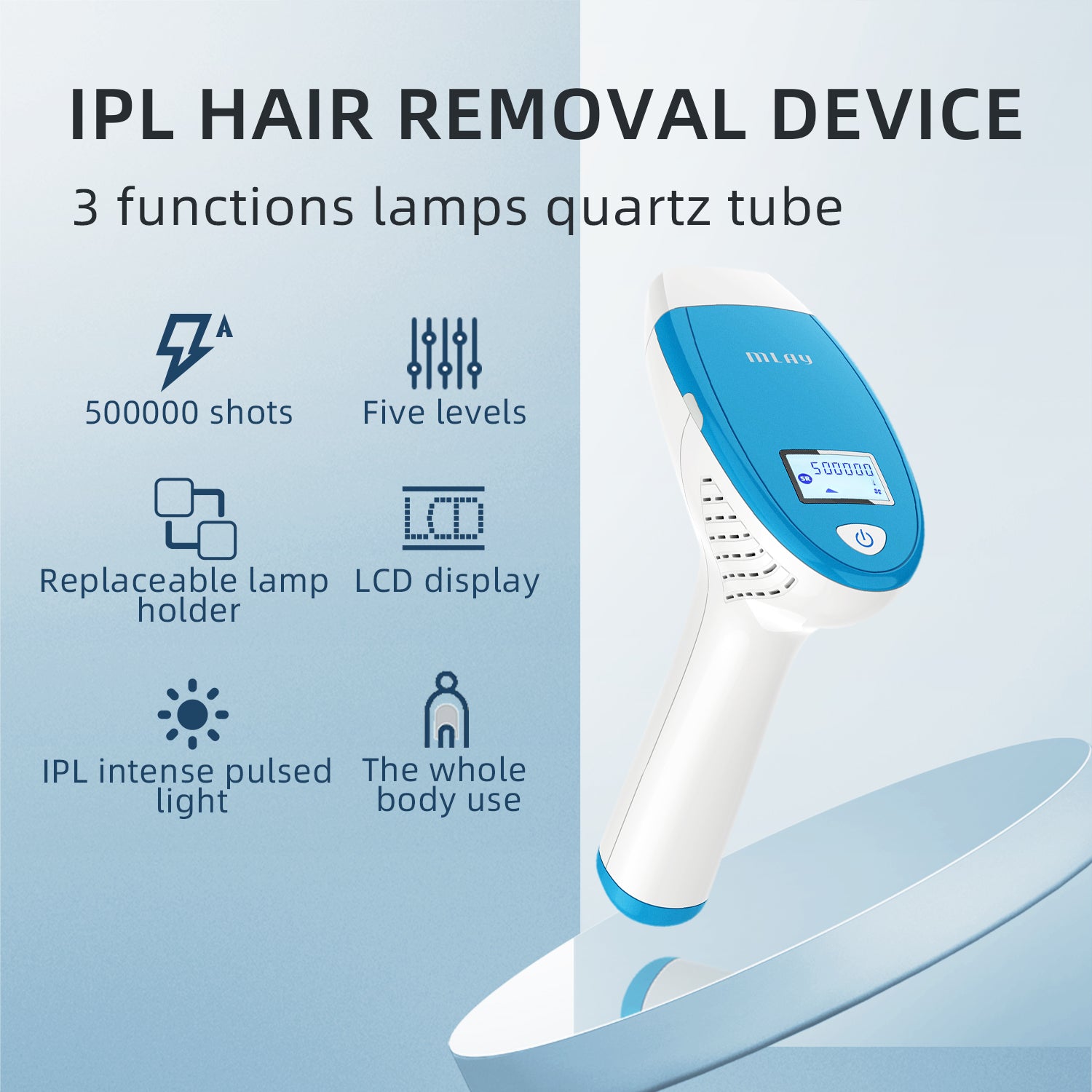 MLAY T1/M3 IPL Hair Removal Device