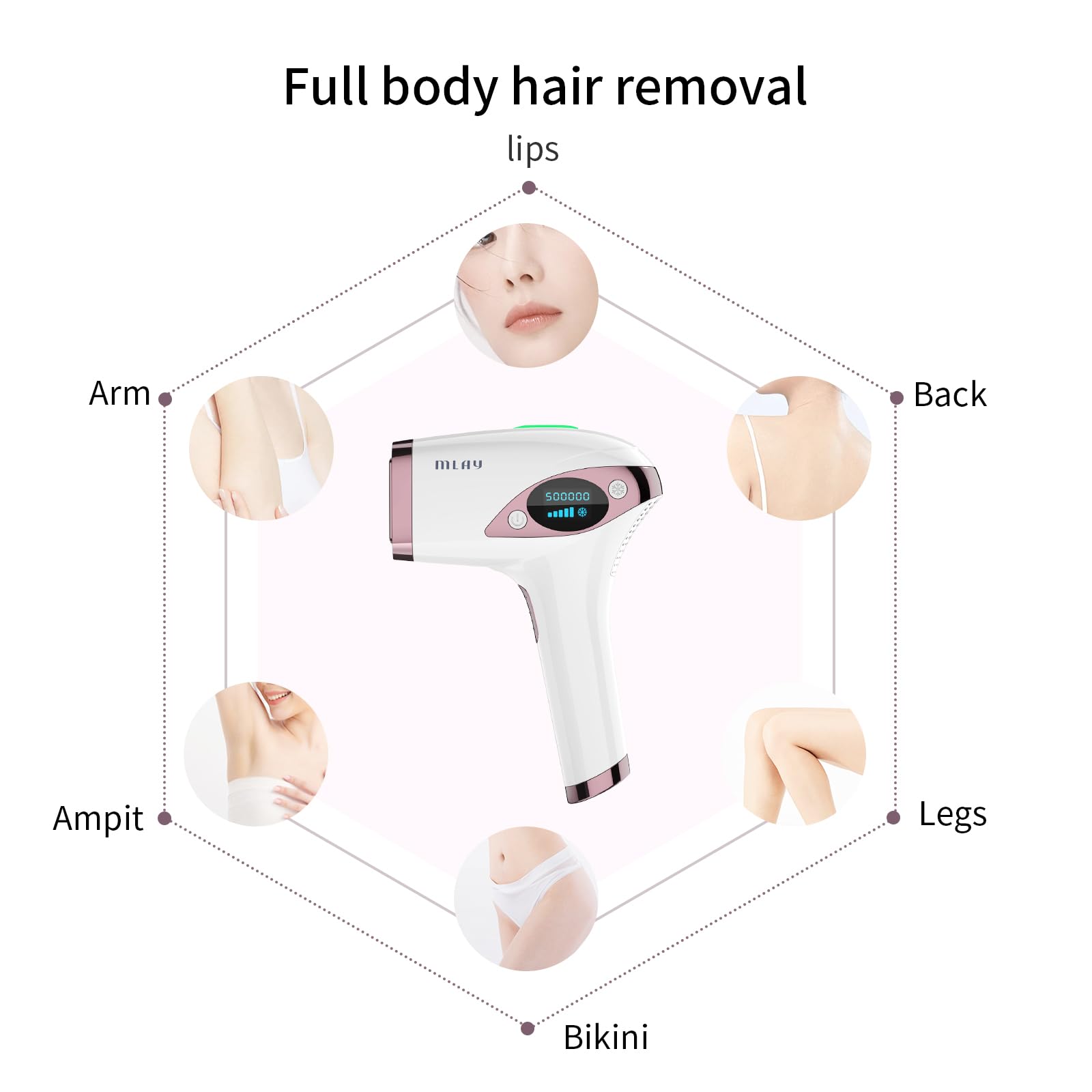 MLAY T4 IPL Hair Removal Device
